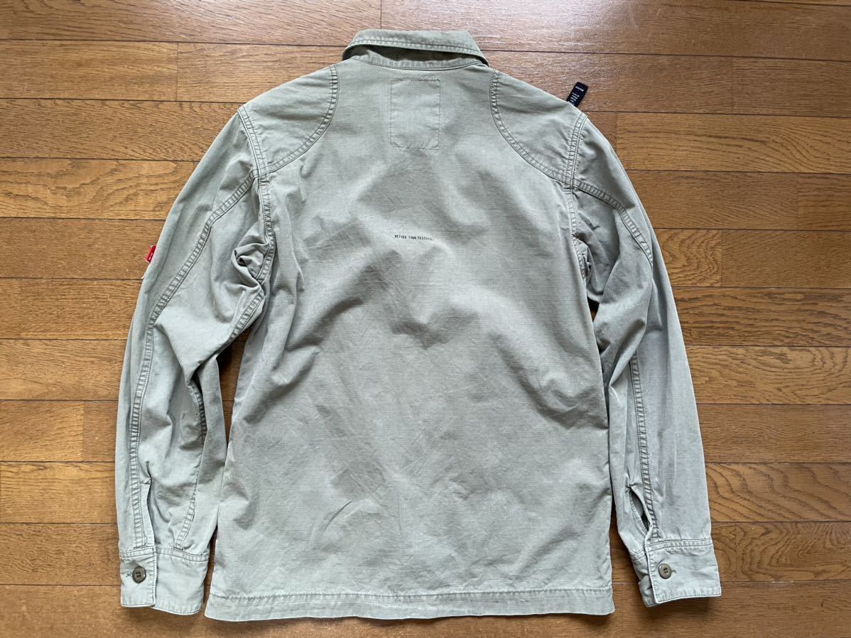 WTAPS ダブルタップス 西山徹 TET JUNGLE LSミリタリーシャツ オリーブ