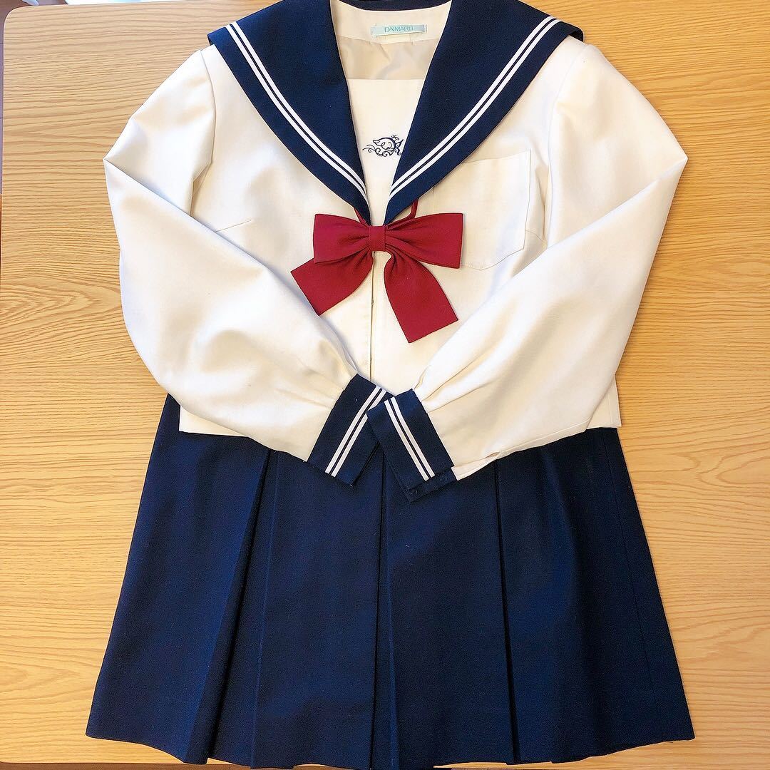 和歌山県 開智中学校高等部学校 セーラー服上下セット コスプレ衣装