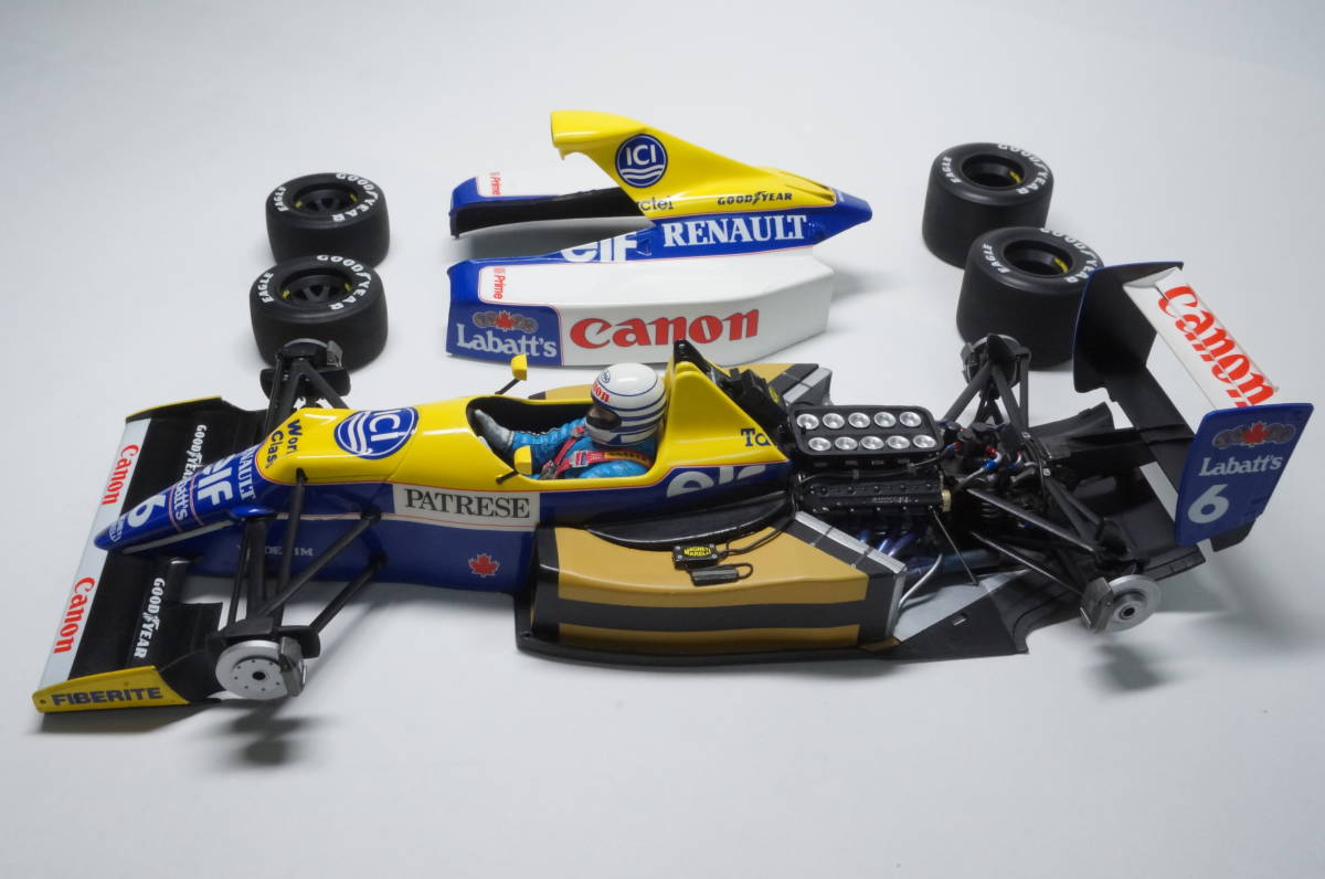 【2台セット】ウイリアムズ ルノー FW12C・FW13B リカルド・パトレーゼ タミヤ 1/20 Williams ウィリアムズ FW13B リカルド・パトレーゼ 1990