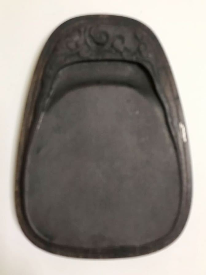 中国 、古端渓硯、約15.0×10.5cm.厚さ1.3cm.重さ366g