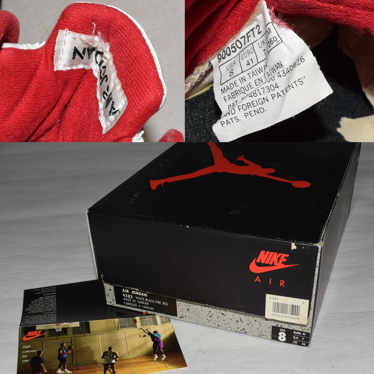 ビンテージ NIKE AIR JORDAN 5 90年製オリジナル us8 26cm ナイキ(26.0 