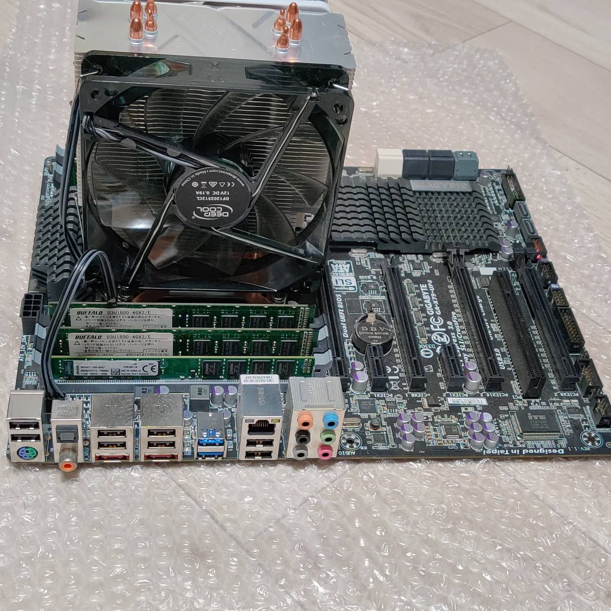 0F5688】GIGABYTE GA-X79-UP4 corei7-4930K 48GB マザーボード CPU
