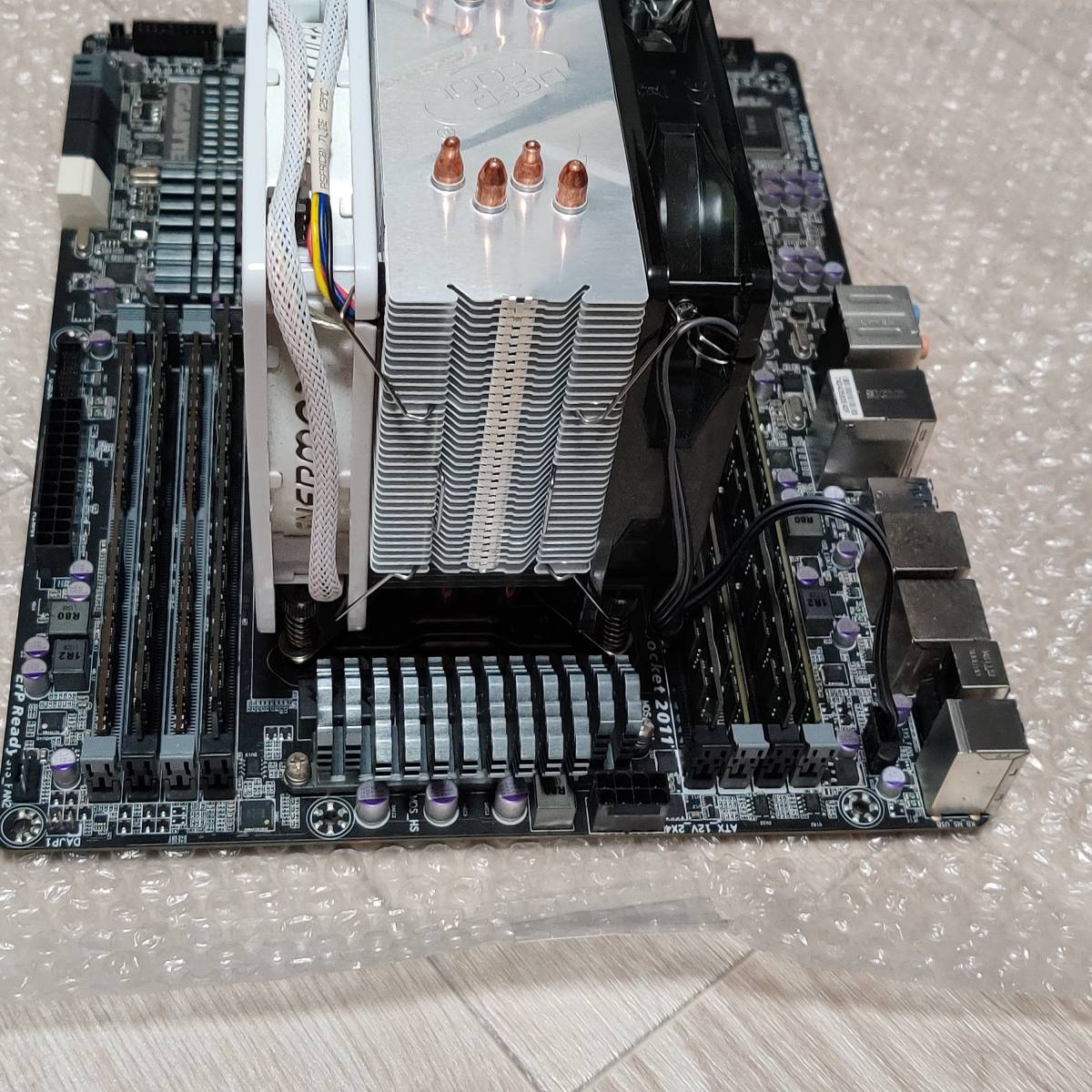 マザーボード + CPU マザーボード 48GB corei7-4930K GA-X79-UP4 0F5688】GIGABYTE 9400f i5 メモリ4枚（計48GB）セット + CPU CPU