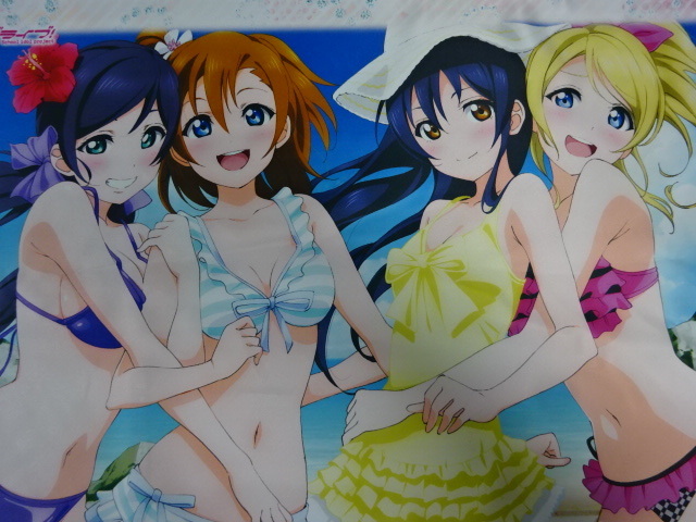 ラブライブ ビッグサイズ タペストリー ビーチ 絢瀬絵里 東條希 高坂穂 