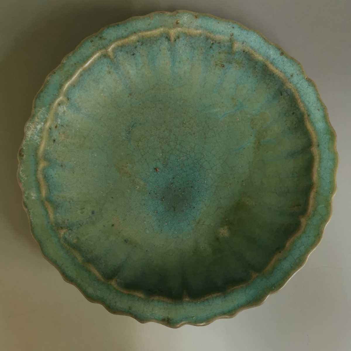 汝窯 宋代 青磁 天青釉 古 骨董 時代物 宋 鉢 宋汝窯 水仙