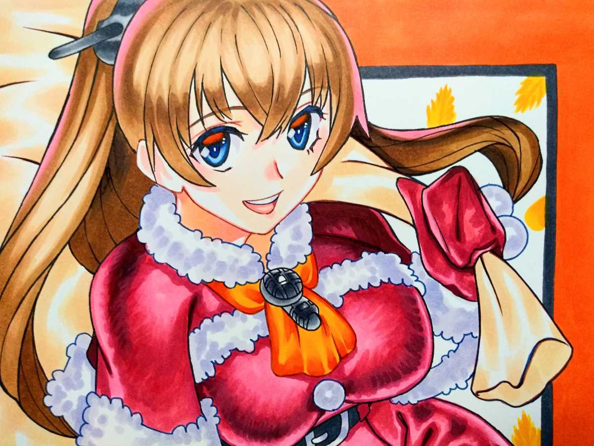 手描同人 熊野 艦これ 艦隊これくしょん クリスマスイラスト 約ａ4ケント紙 コピック 絵 手描きイラスト 手描きイラスト 売買されたオークション情報 Yahooの商品情報をアーカイブ公開 オークファン Aucfan Com