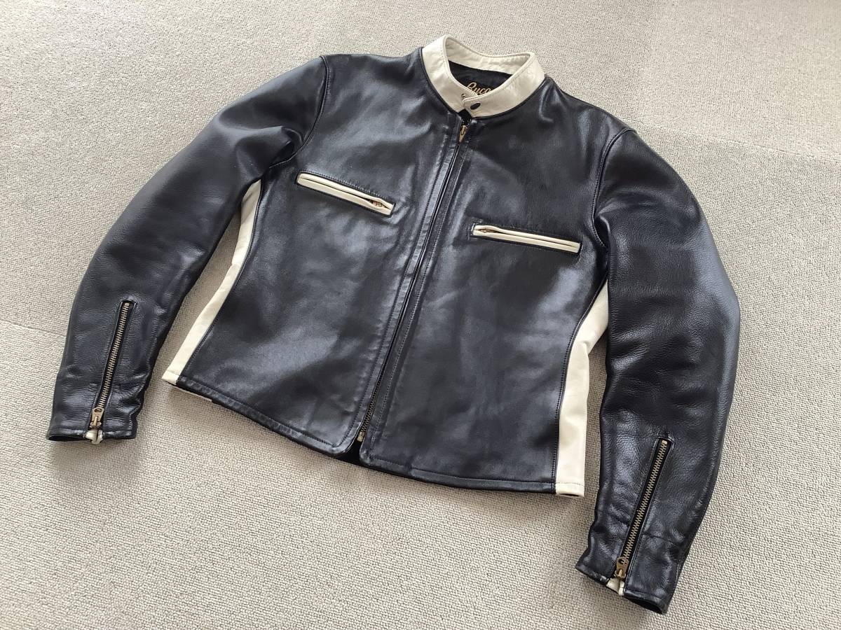 ザ リアルマッコイズ ブコ ホースハイド シングル ライダース レザー 