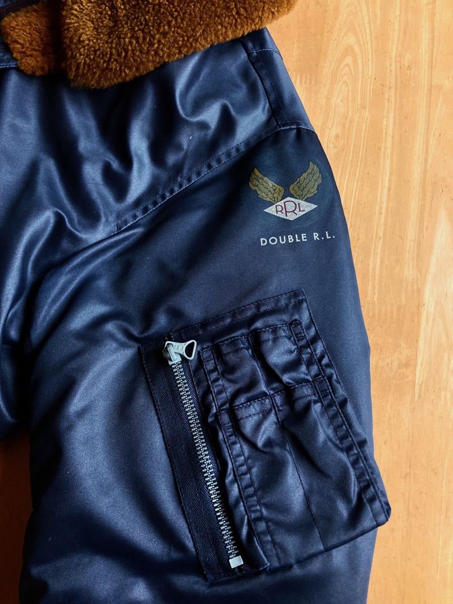 RRL シアリングダウンボンバージャケット S 名作 B15C フライト 