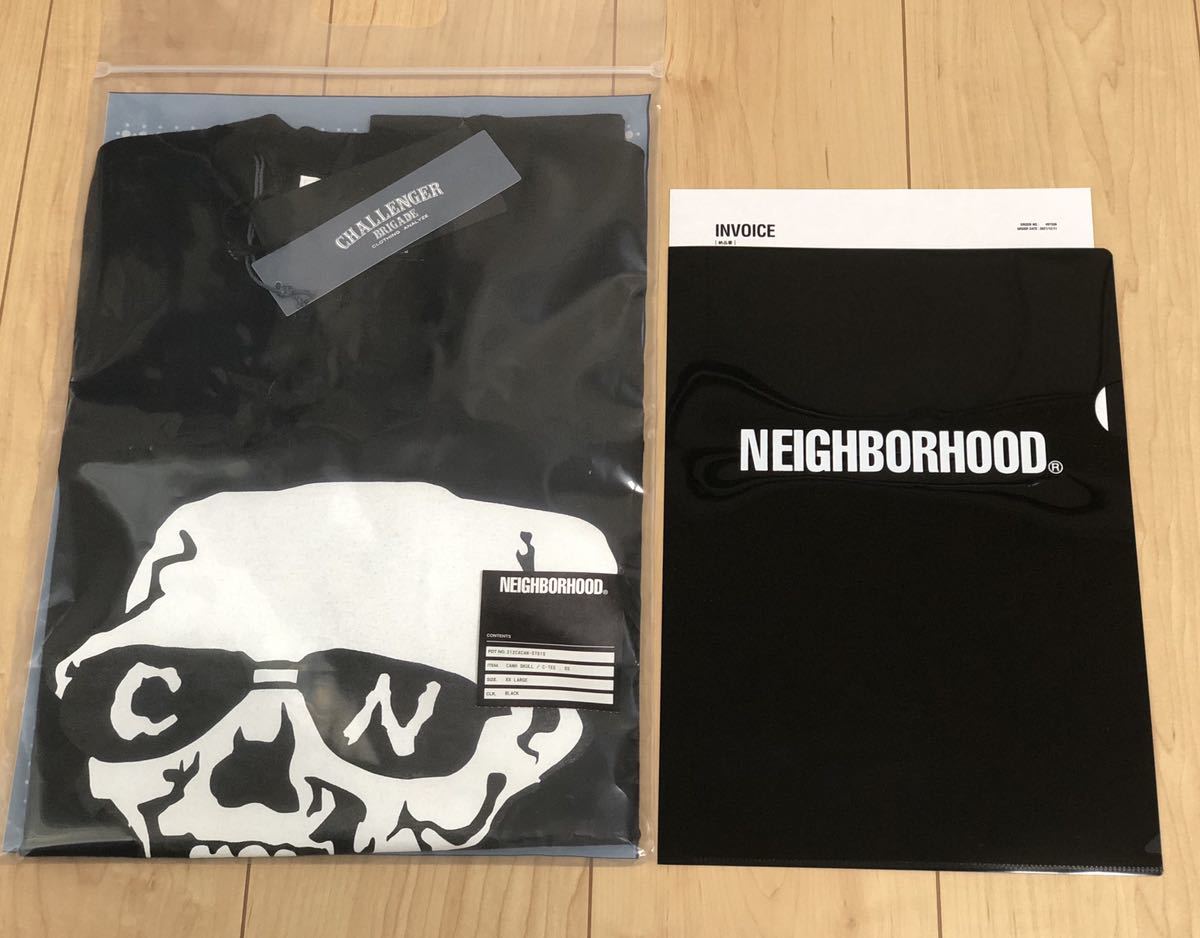 XXL 新品 NEIGHBORHOOD × CHALLENGER CANH SKULL / C-TEE SS Tシャツ