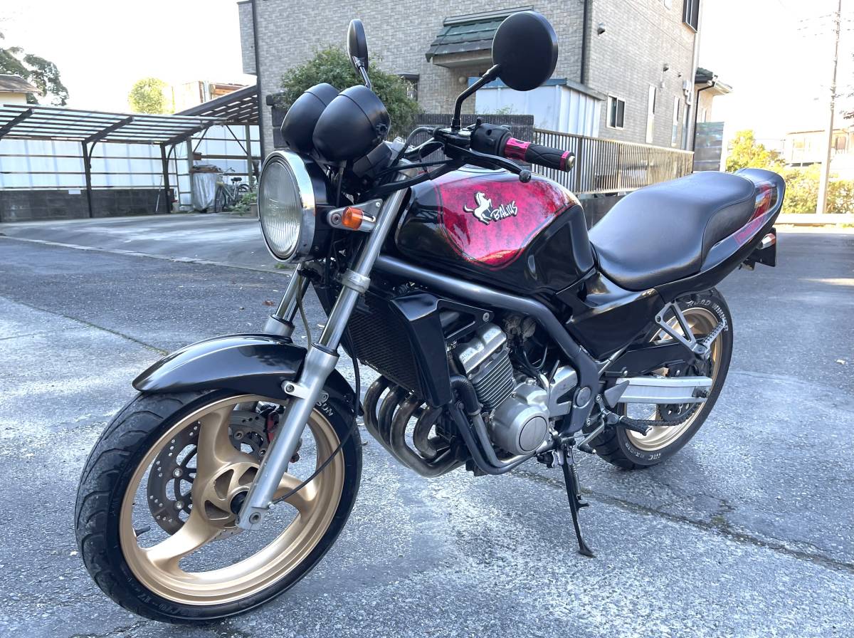 Kawasaki バリオス1型 1995年 A5 燃料計付き 金ホイール キャンディー 