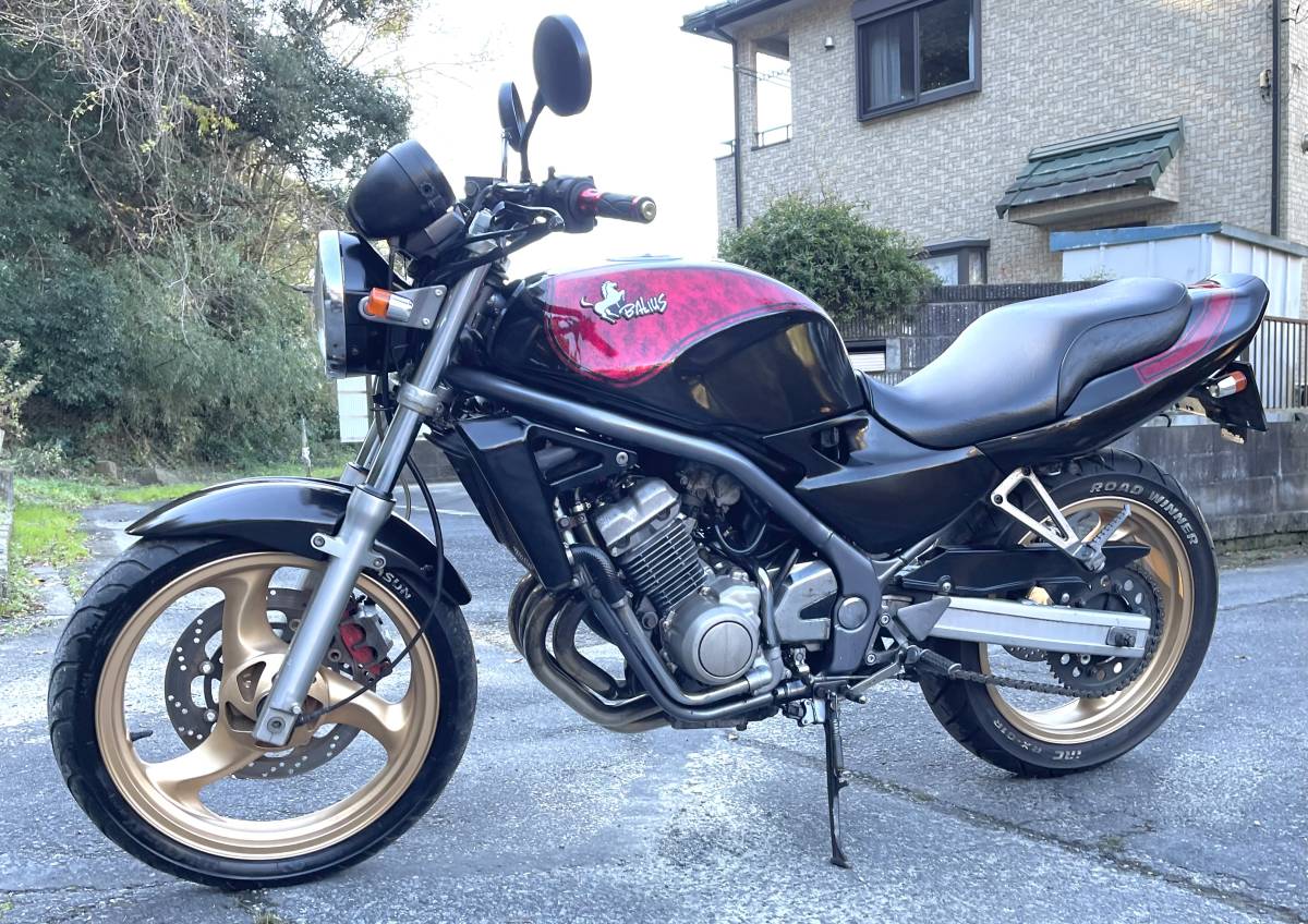 Kawasaki バリオス1型 1995年 A5 燃料計付き 金ホイール キャンディー