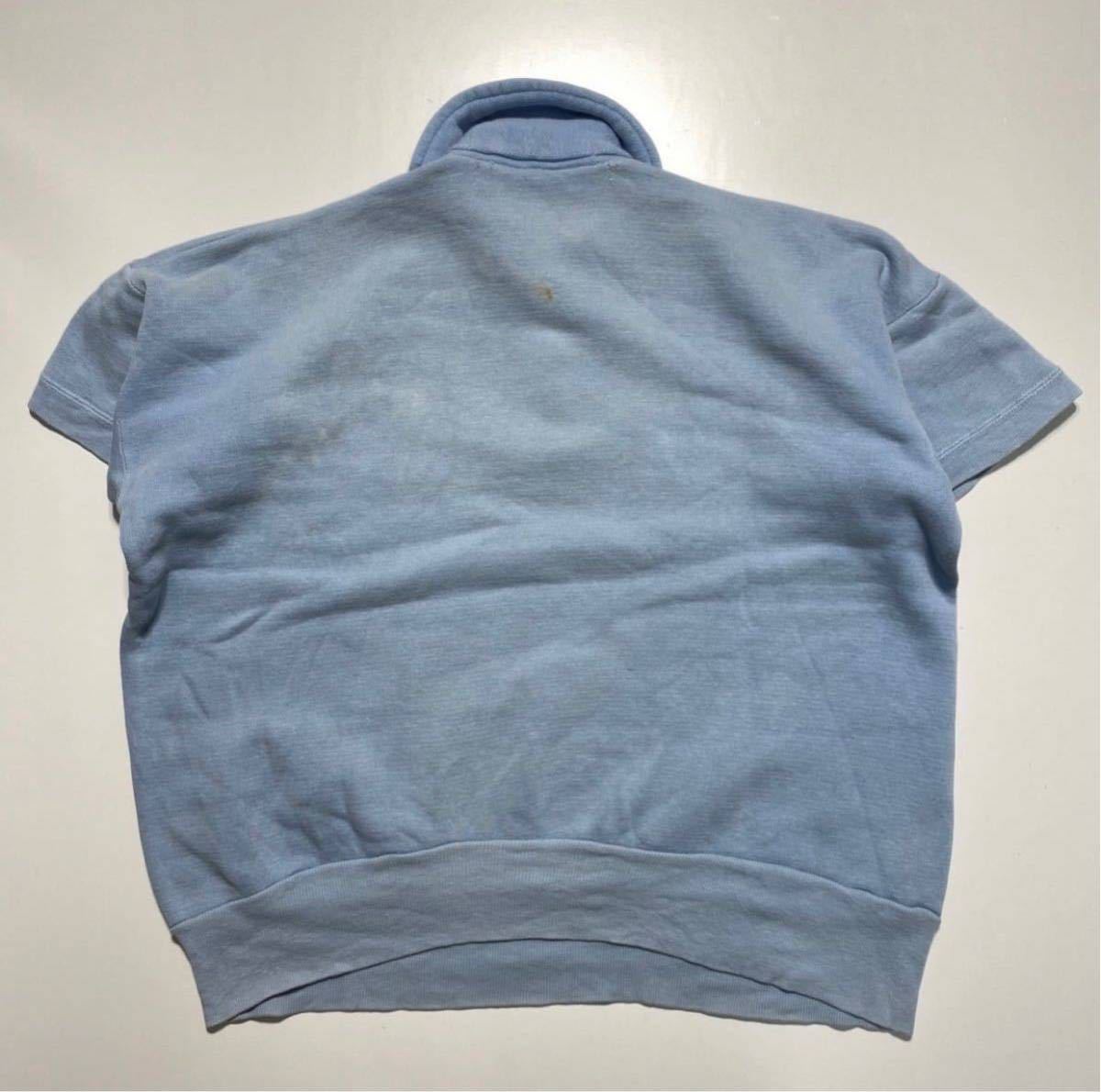 XL】60s Vintage Champion Half Zip S/S Sweat 60年代 ヴィンテージ 
