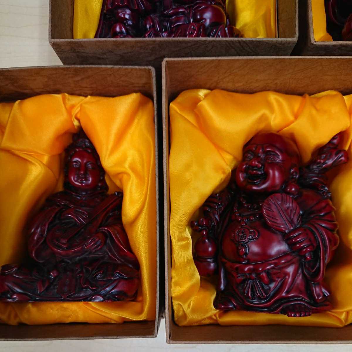 c◇ 七福神 置物 恵比須 大黒天 毘沙門天 布袋佛 福禄寿 寿老人 弁財天