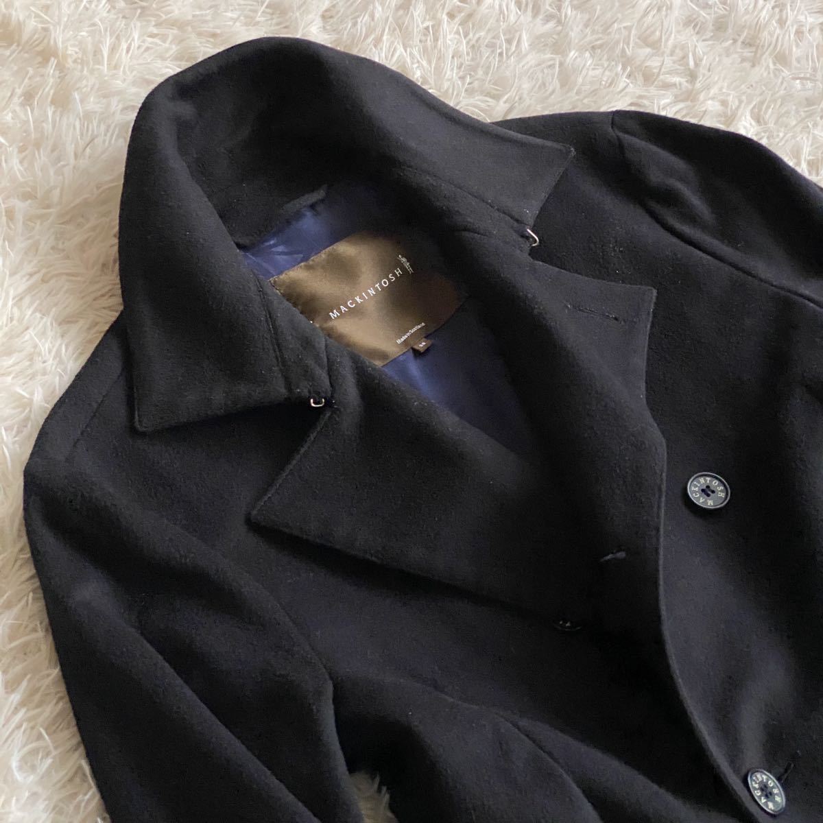 英国製】 マッキントッシュ MACKINTOSH メルトンウール素材 ベルト付き