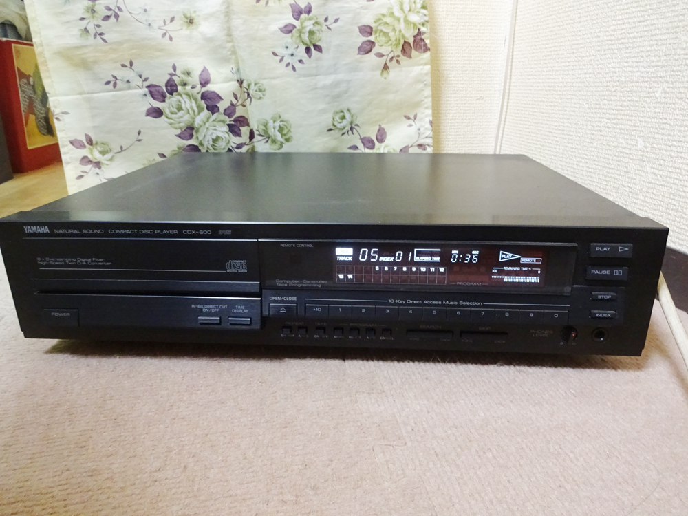 激安大特価，激安大特価，HOT ベルト交換済 YAMAHA／ヤマハ CDプレーヤー CDX-600(YAMAHA)｜売買されたオークション情報、yahooの商品情報をアーカイブ公開 - オークファン YAMAHA