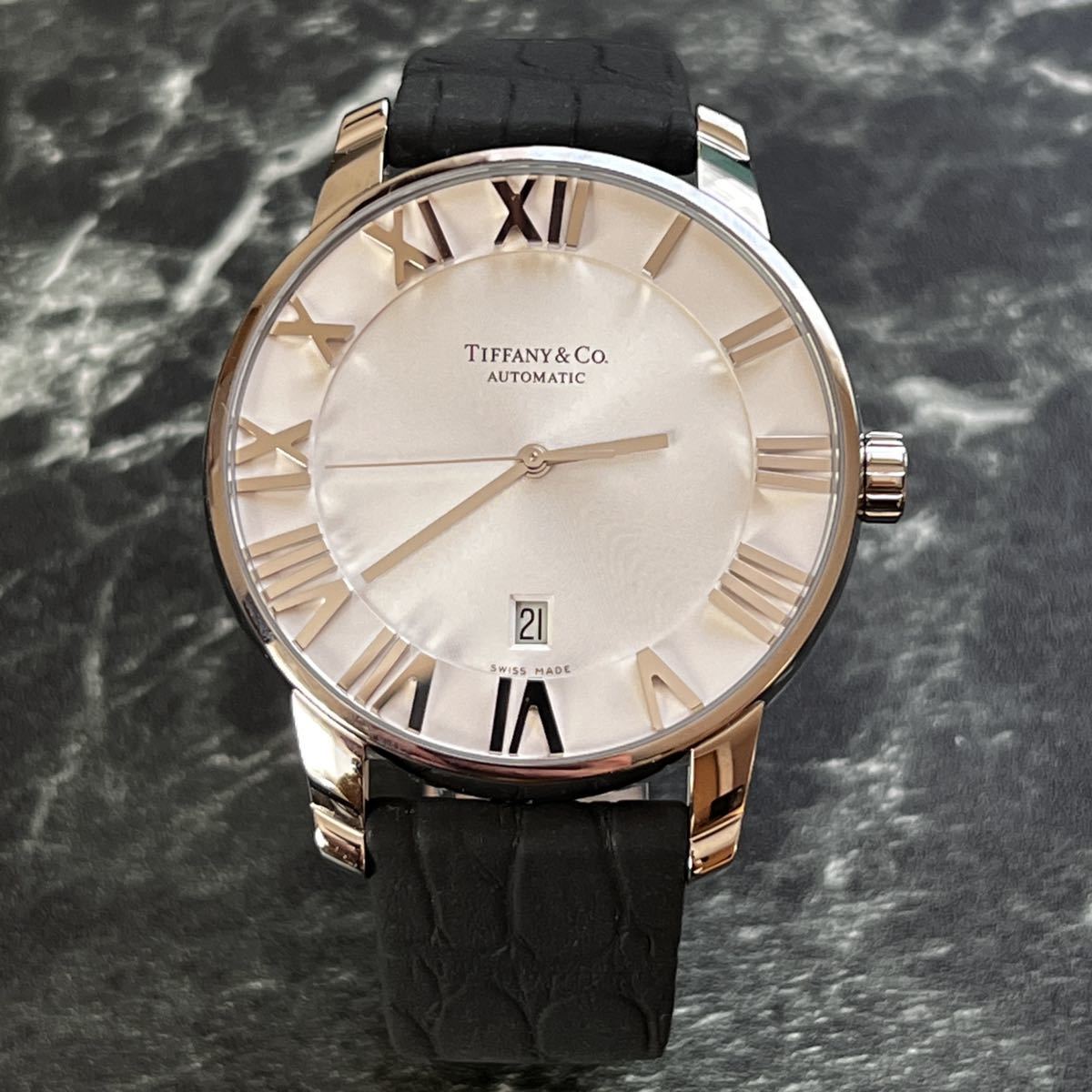 未使用品】TIFFANY&Co ティファニー アトラス ドーム 自動巻 Z1810 