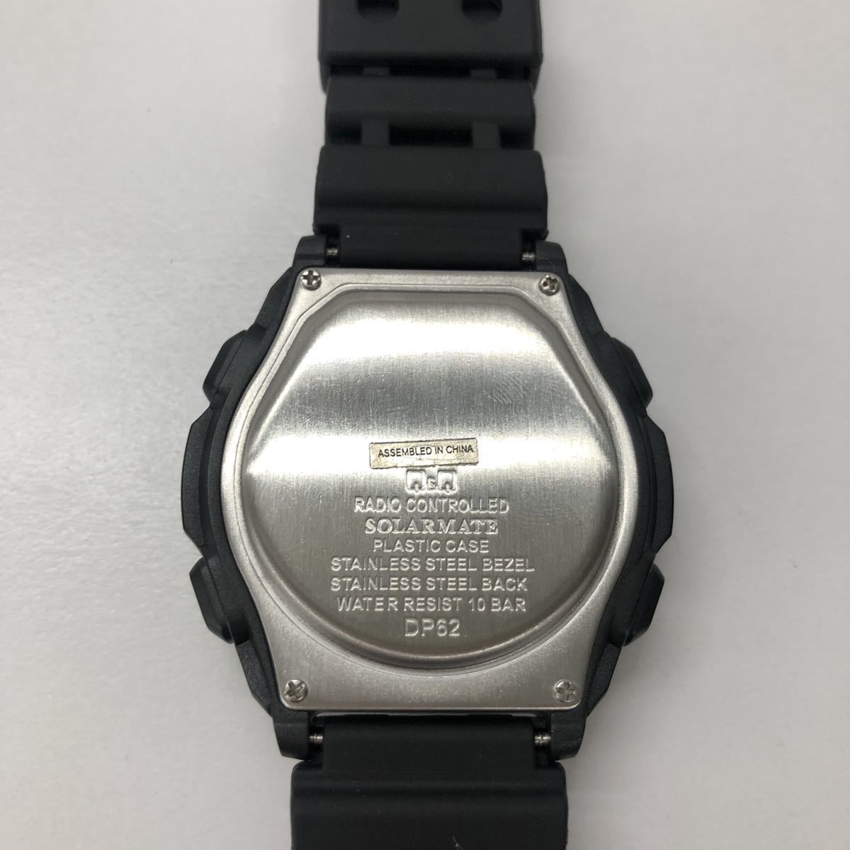 CITIZEN シチズン Q&Q メンズ腕時計 クォーツ デジタル 電波ソーラー 