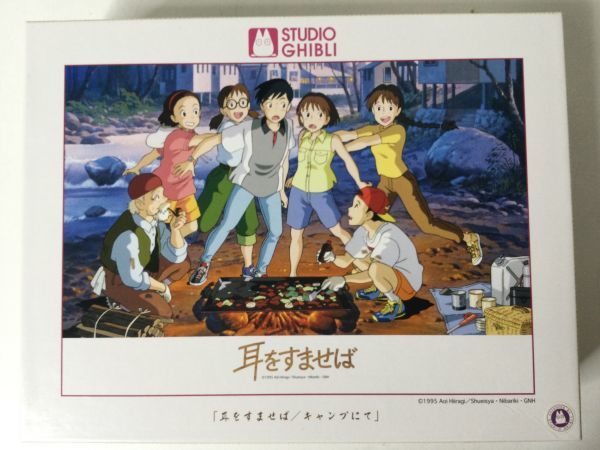 ジグソーパズル 耳をすませば キャンプにて 500ピース ジブリ額縁付 