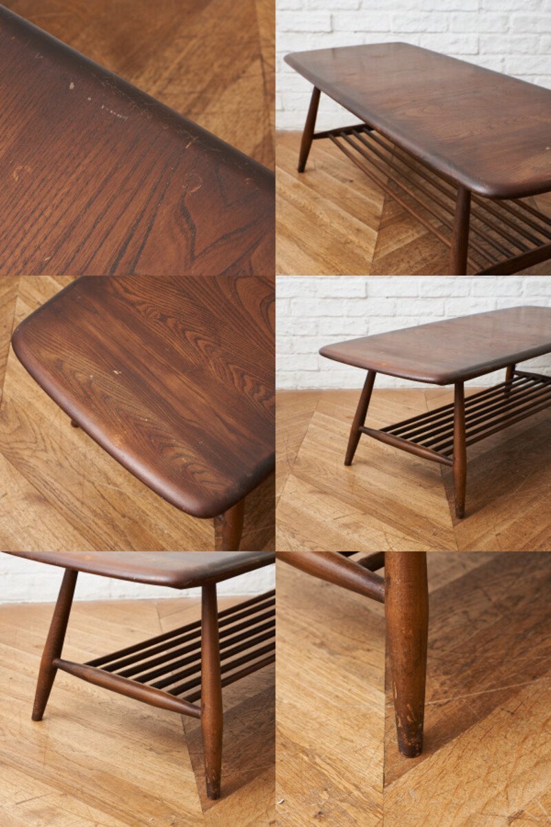 IZ54169F☆ercol ヴィンテージ コーヒーテーブル 英国 アーコール