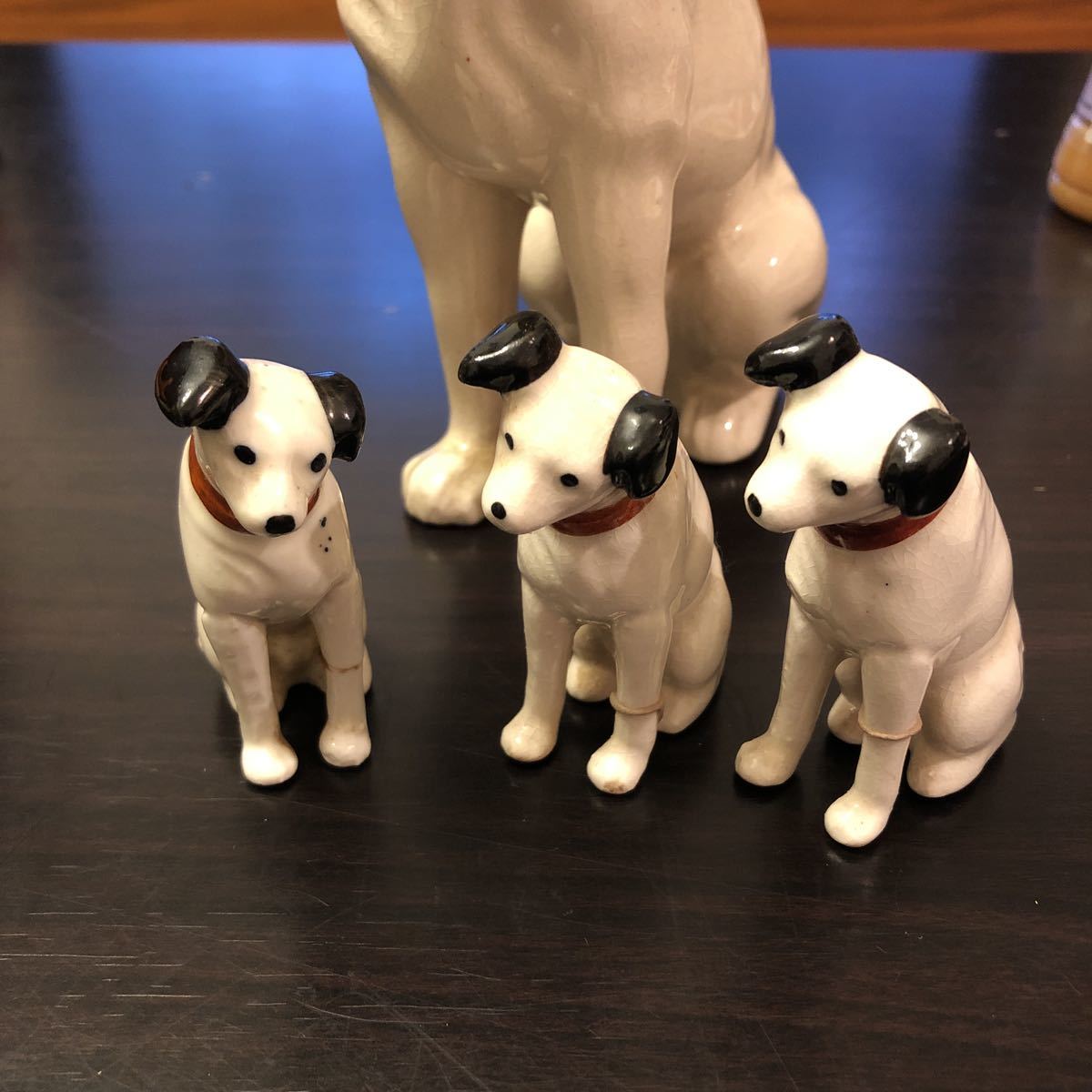Victor ビクター犬 置物 ビクター 陶器 ニッパー犬 昭和レトロ 陶器製