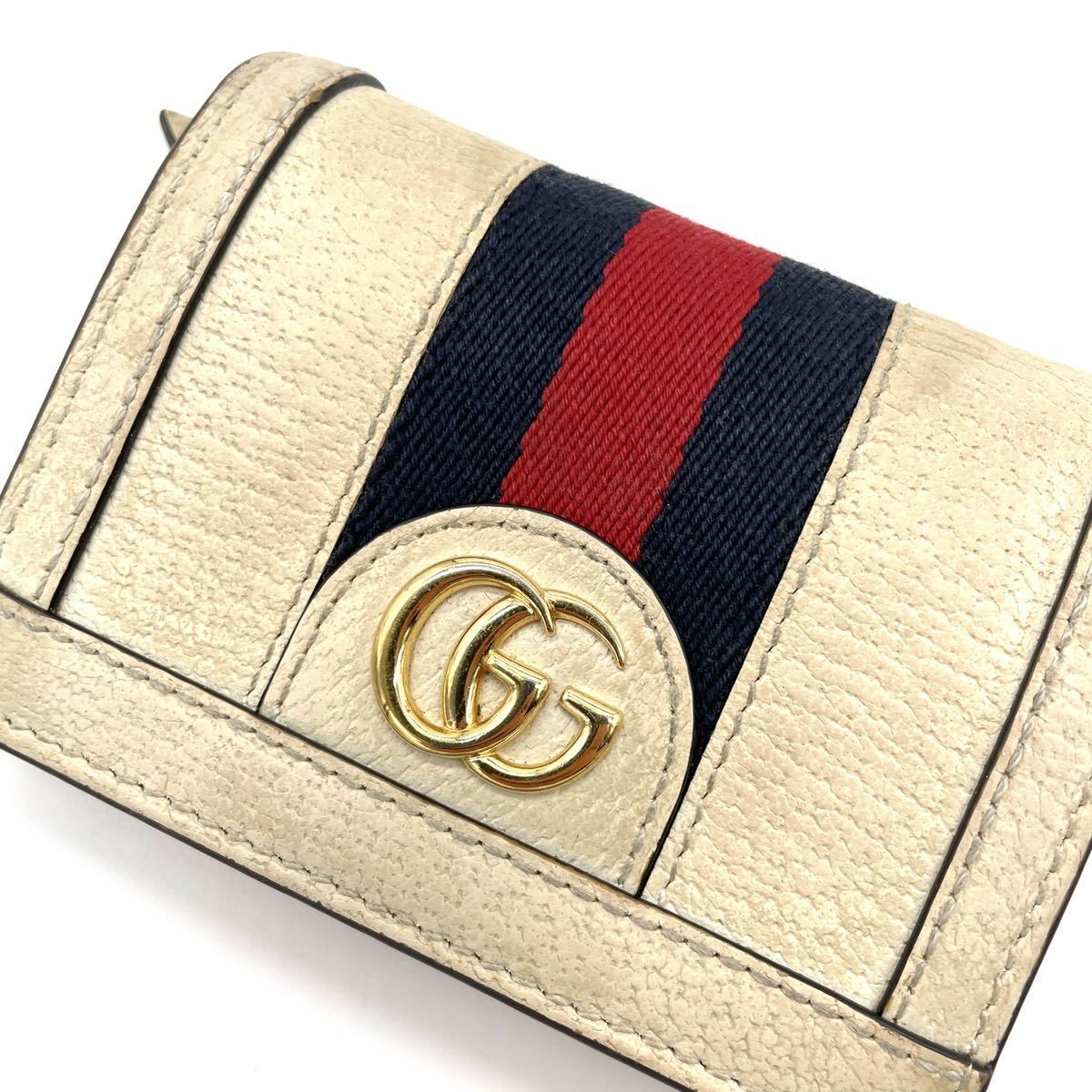 1円 稀品 GUCCI グッチ オフディア 折り財布 ダブルG GG 1円 稀品 GUCCI グッチ オフディア 折り財布 ダブルG GG