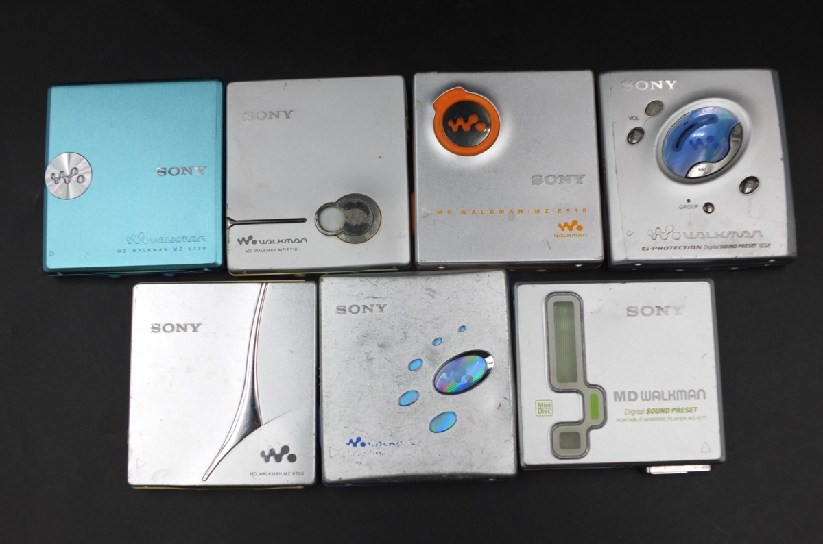 z14167】SONY MD WALKMAN 7台 Panasonic 7台 SHARP 6台 合計20台まとめ
