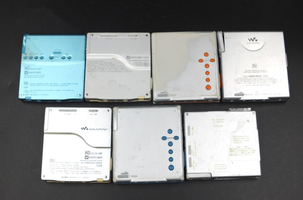 z14167】SONY MD WALKMAN 7台 Panasonic 7台 SHARP 6台 合計20台まとめ