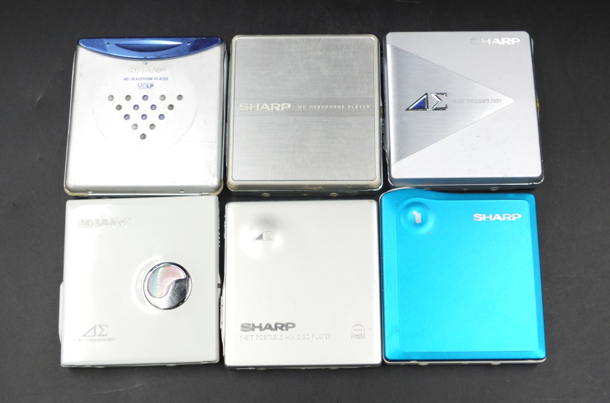 z14167】SONY MD WALKMAN 7台 Panasonic 7台 SHARP 6台 合計20台まとめ
