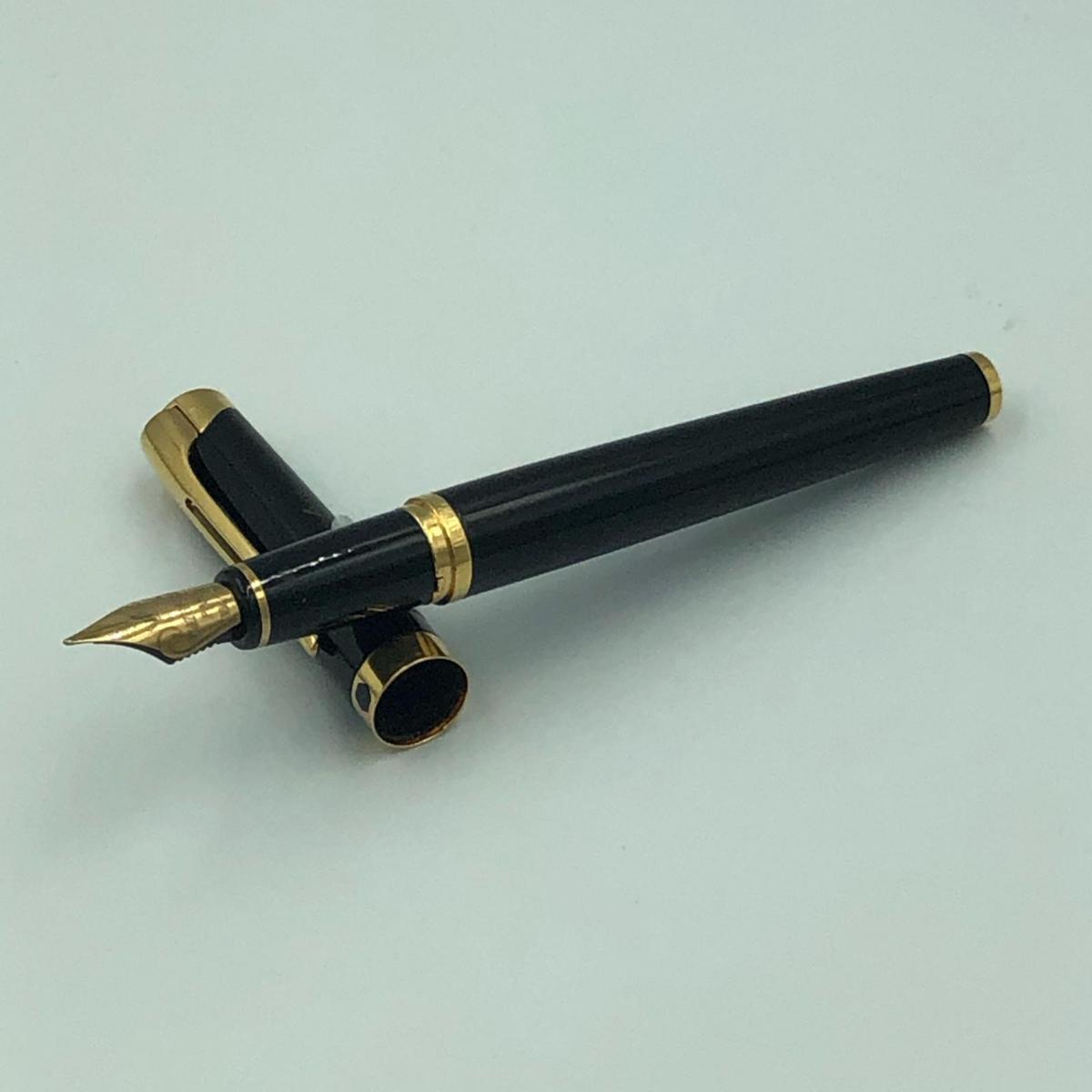 WATERMAN 万年筆 緑750 18K 黒 2本セット