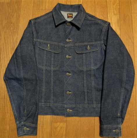 濃紺！良品 DENIME 旧ドゥニーム Lee 101-Jタイプ リジット デニム