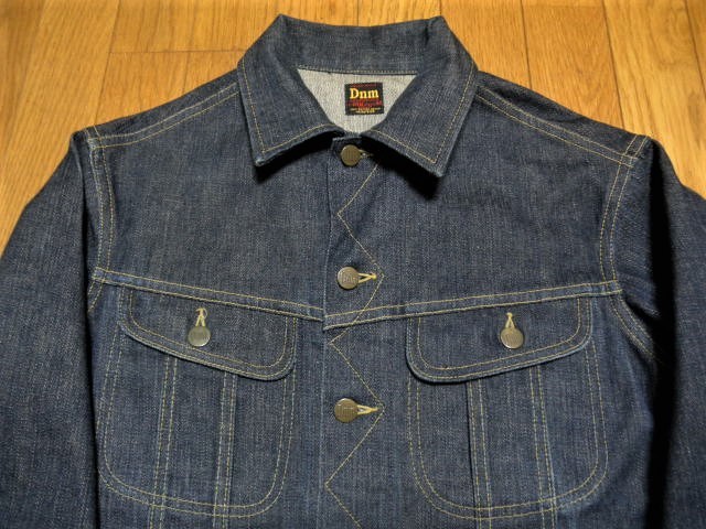 濃紺！良品 DENIME 旧ドゥニーム Lee 101-Jタイプ リジット デニム