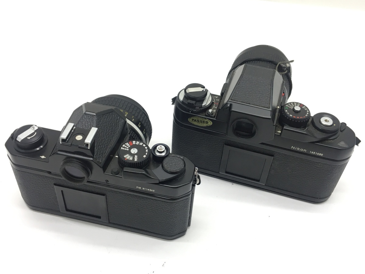 Nikon FM 50mm 1:1.4 / Nikon F3 35-105mm 1:3.5-4.5 一眼レフカメラ 2点 まとめ ジャンク 中古 50mm Nikon FM f&frasl;1.4G ☆Nikon 一眼レフカメラ国内