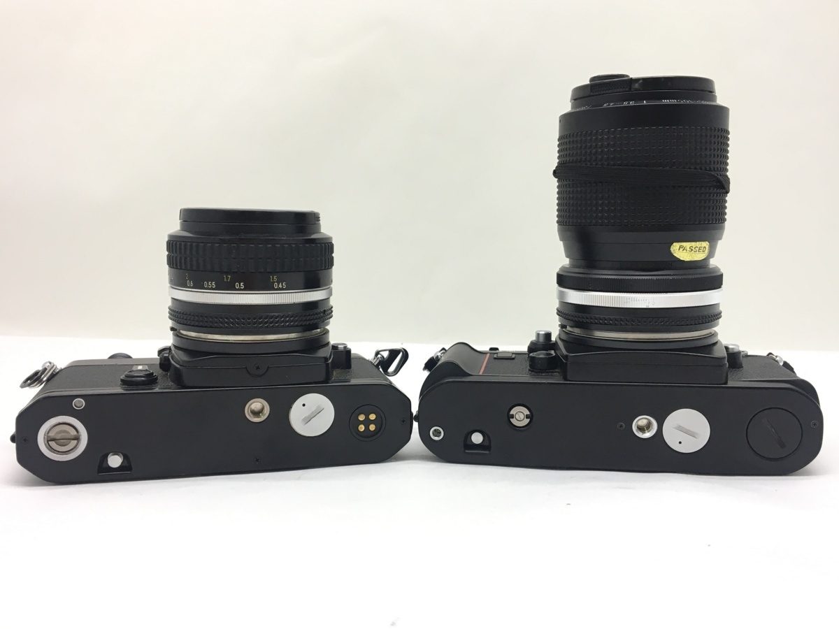 Nikon FM 50mm 1:1.4 / Nikon F3 35-105mm 1:3.5-4.5 一眼レフカメラ 2点 まとめ ジャンク 中古 50mm Nikon FM f&frasl;1.4G ☆Nikon 一眼レフカメラ国内