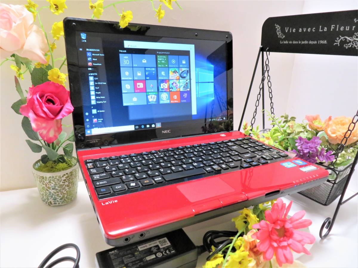 大人気，送料無料 NEC 超薄型/LaVie GL176C/3S Core i7 2637M 4GB 爆速/HDD640GB ブレイズレッド 13.3型ワイド/WLAN Win10 64B Office 2021(12インチ～)｜売買されたオークション情報、yahooの商品情報をアーカイブ公開 - オークファン NEC