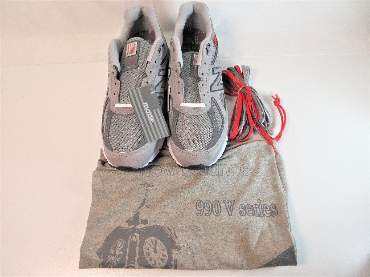  J6527RC NEW BALANCE ニューバランス M990 VS4 グレー 復刻 40周年モデル アニバーサリー メンズ スニーカー 30cm(30.0cm以上)｜売買されたオークション情報、yahooの商品情報をアーカイブ公開 - オークフ 30.0cm以上