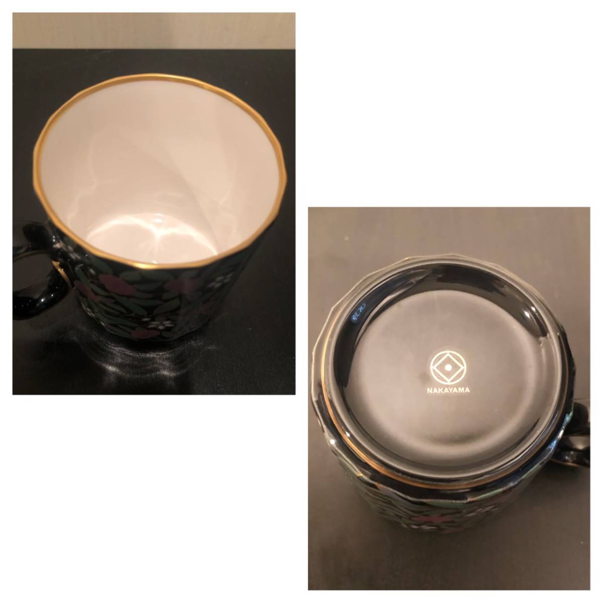 中山陶器 ヴィンテージ デミタスカップ 桃花 【公式通販】