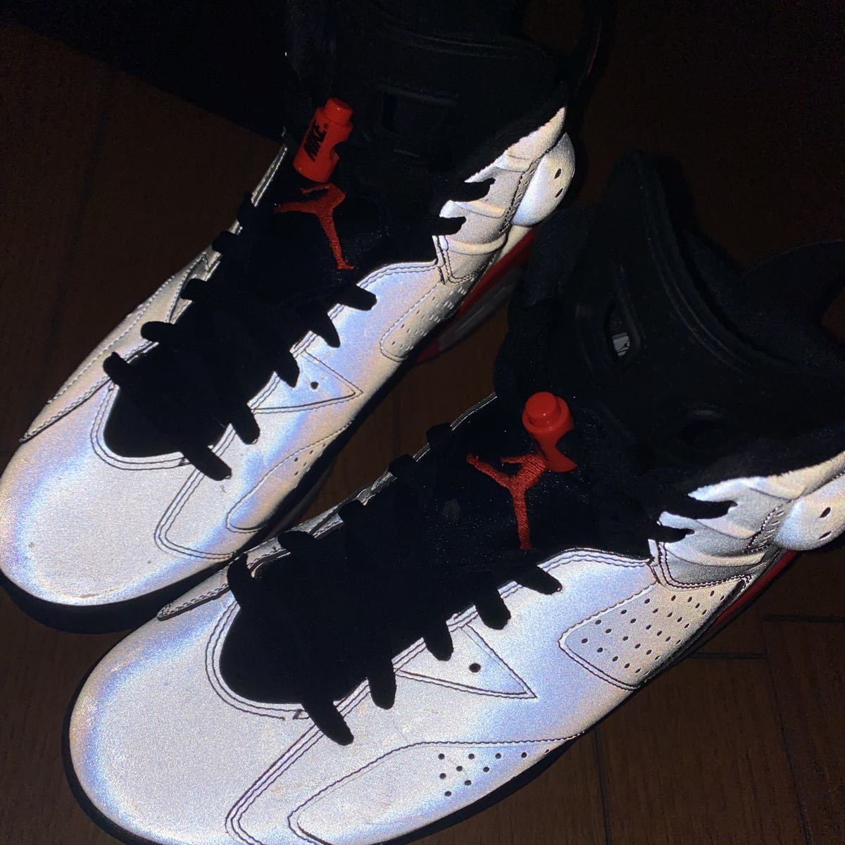 ☆ NIKE AIR JORDAN 6/ナイキ エアジョーダン 6 レトロ リフレクション 27.0cm 0 JORDAN AIR スニーカー FARFETCH “White