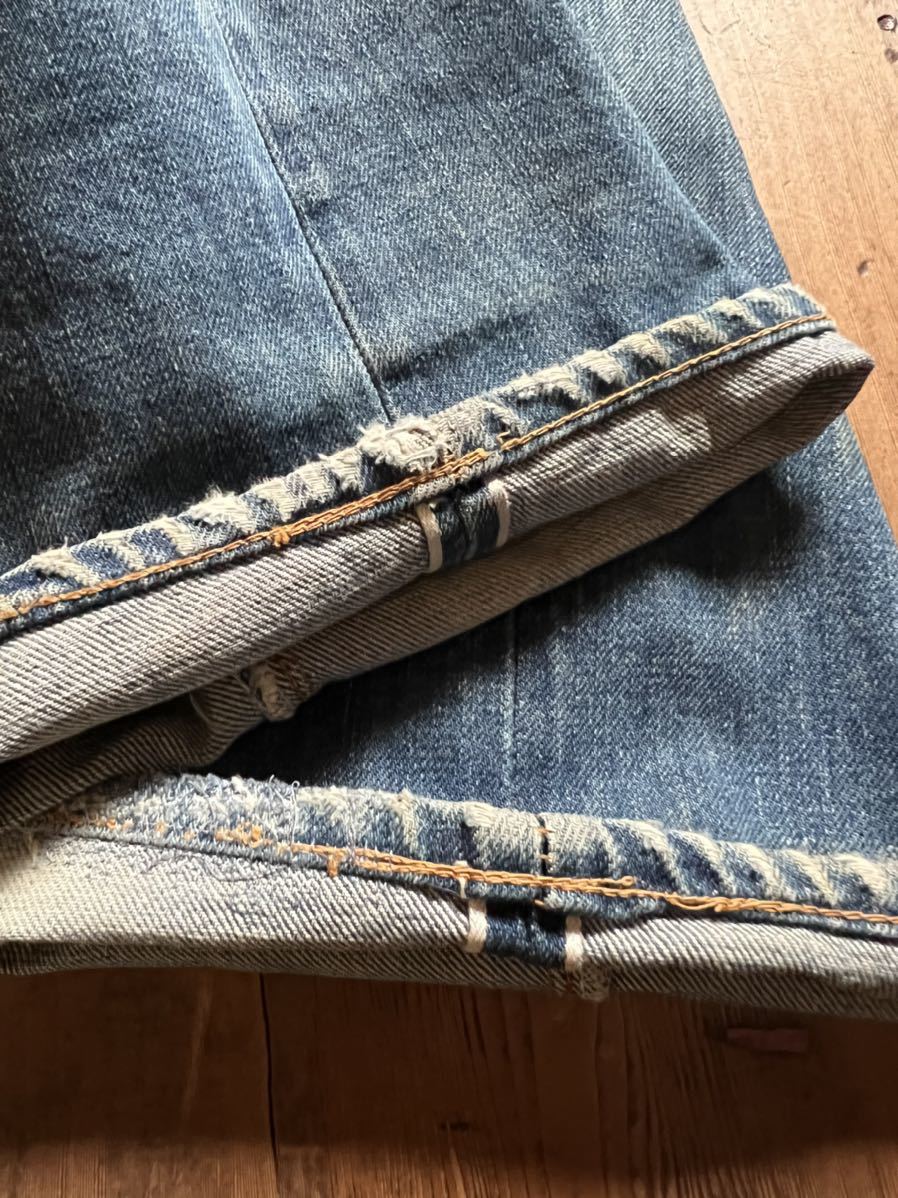 1*s様 リーバイス501 66後期　リペア有鬼ヒゲハチノス　ゴールデンサイズ 70s LEVIS 501 66前期 鬼ヒゲ ハチノス ゴールデンサイズ ヴィンテージ