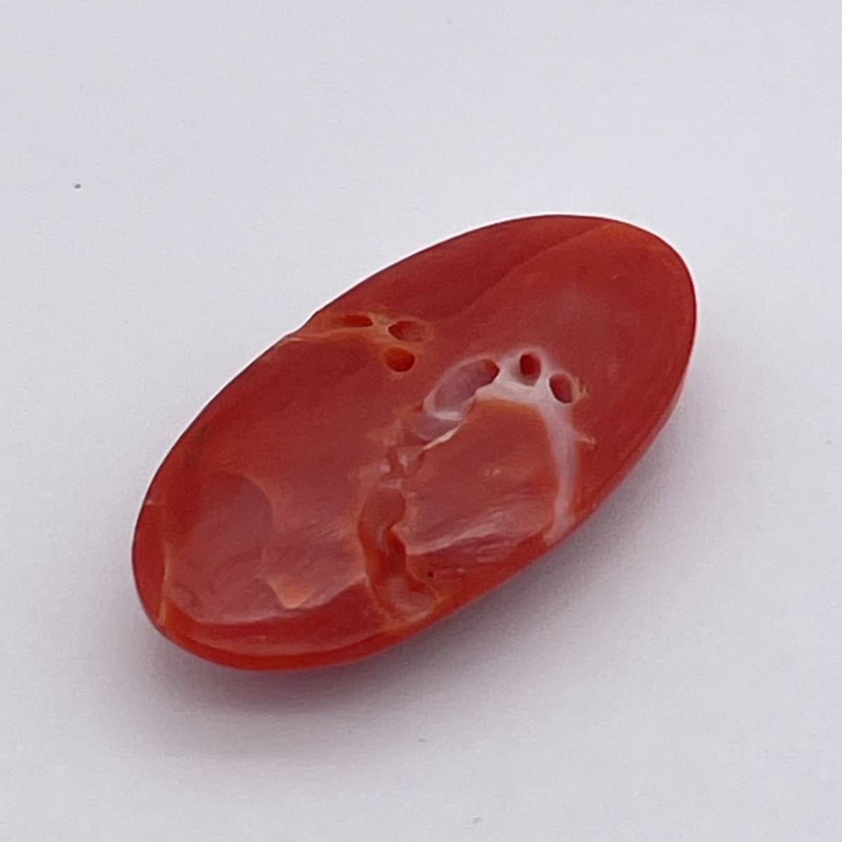 ◇天然 珊瑚 赤珊瑚 ◇14.255ct ◇27.2x14.1x5.4m/m ◇jewelry