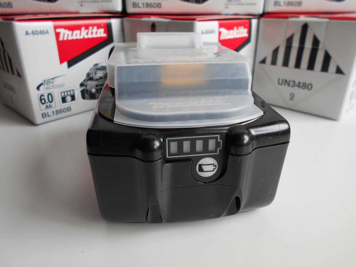 新品! 純正 マキタ 18V 6.0Ah リチウムイオンバッテリー BL1860B 雪 