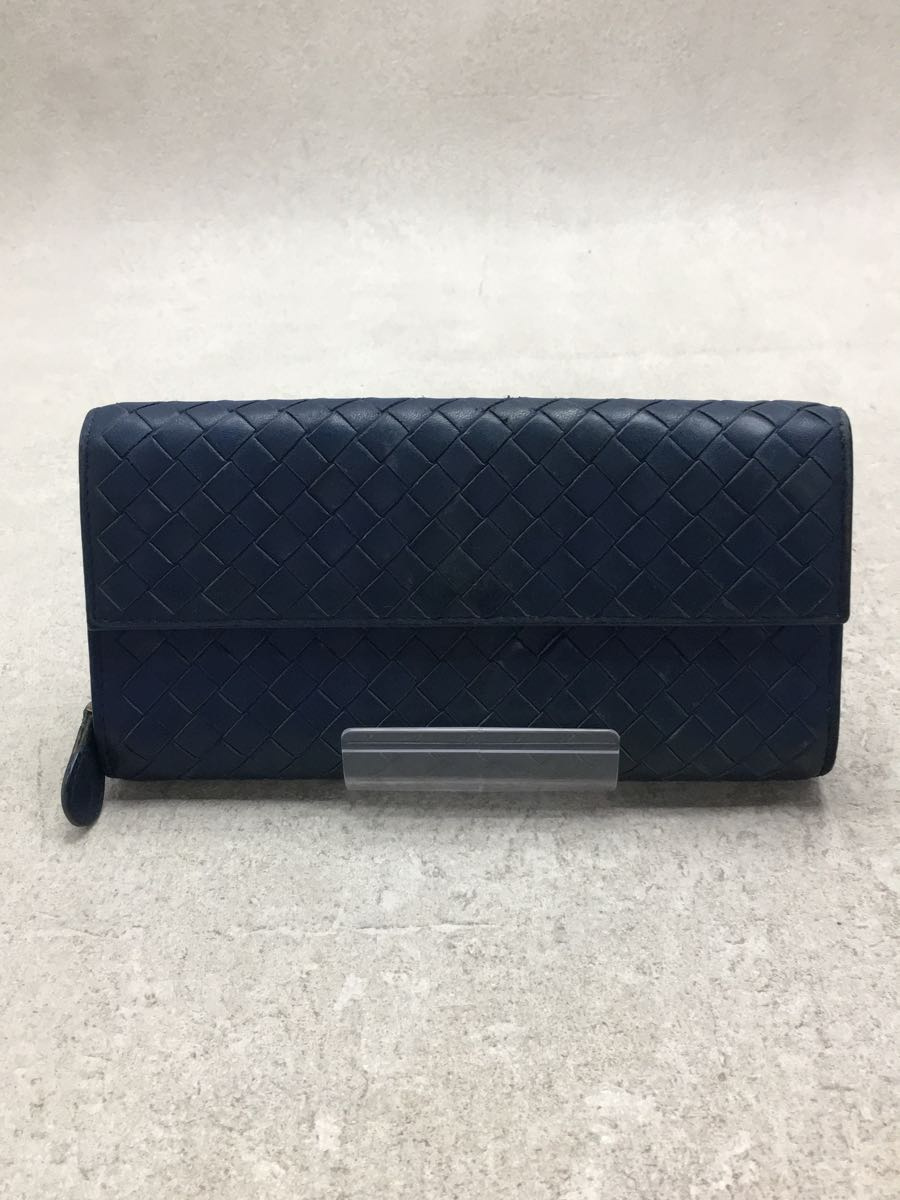 BOTTEGA VENETA◆長財布/レザー/BLU/150509 ボッテガヴェネタ BOTTEGA VENETA ボッテガヴェネタ&frasl;長財布&frasl;茶 ブラウン&frasl;レザー レディース