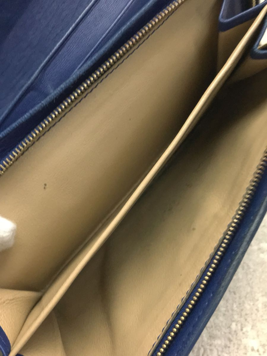 BOTTEGA VENETA◆長財布/レザー/BLU/150509 ボッテガヴェネタ BOTTEGA VENETA ボッテガヴェネタ&frasl;長財布&frasl;茶 ブラウン&frasl;レザー レディース