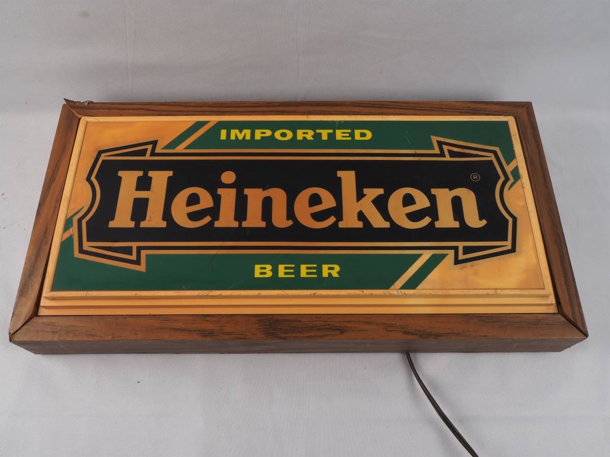 ハイネケン Heineken 看板 ネオン管 電飾 ネオンサイン ネオン ライト 
