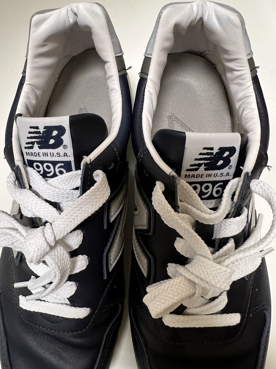 USA製 New Balance M996NCB レザー NAVY 26.5cm 定価33,000円 