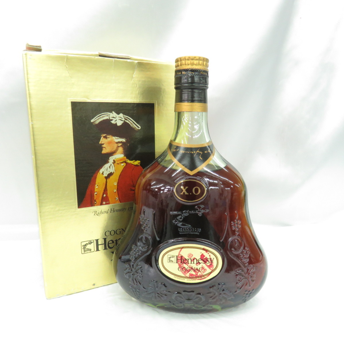 金キャップ ヘネシー グリーンボトル XO Hennessy 700ml グリーン 
