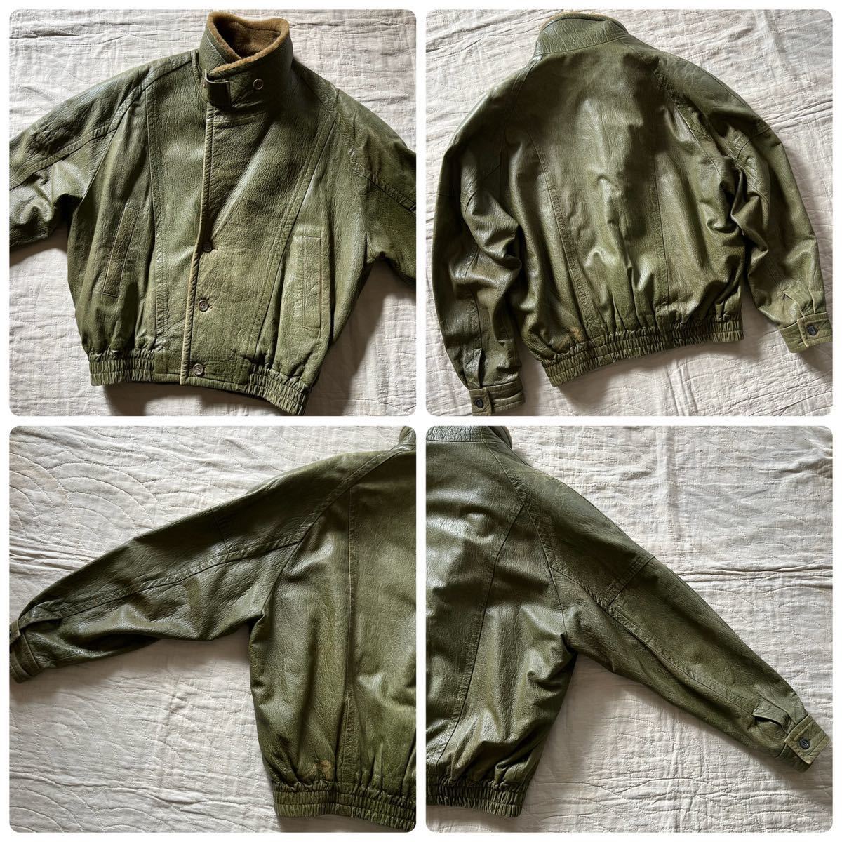 フランス製ランバン革ジャケット ◯ フランス製 LANVIN ファースト 