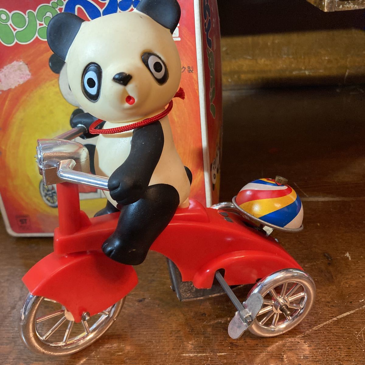 三輪車 パンダベアー ブリキ デッドストック 箱付き マスダヤ 増田屋 ビンテージ アンティーク おもちゃ