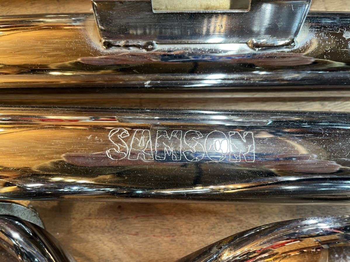 1995～2006 サムソン 左右出しフィッシュテールマフラー SAMSON