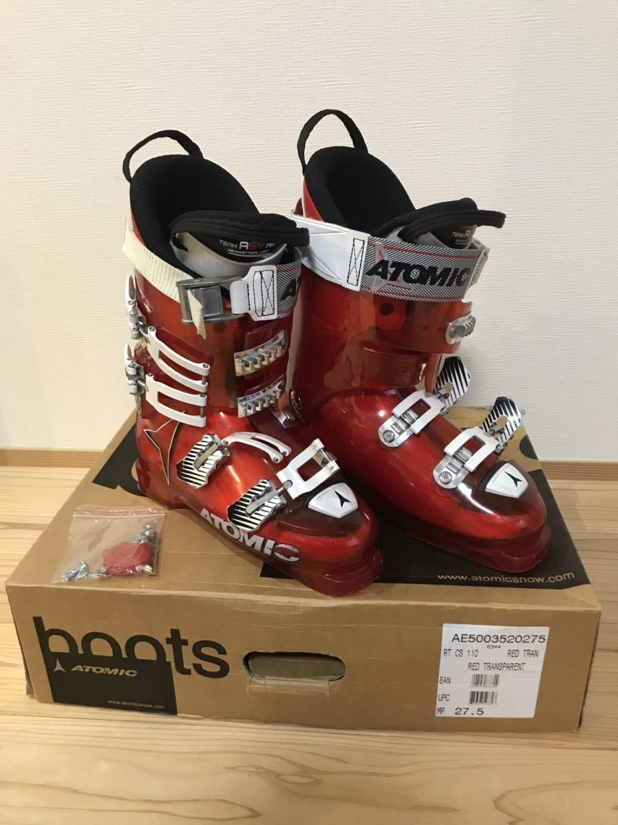 ATOMIC アトミック スキーブーツ 27.5cm RT CS 110 RED TRANS ※念の為 