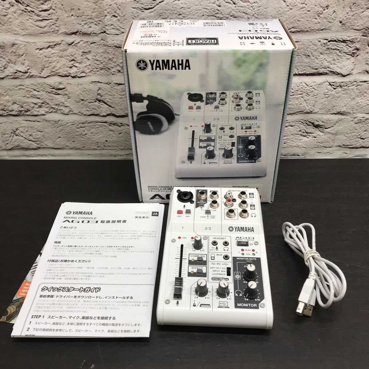 1153-3774 YAMAHA AG03 ミキサー オーディオインターフェイス Yamaha